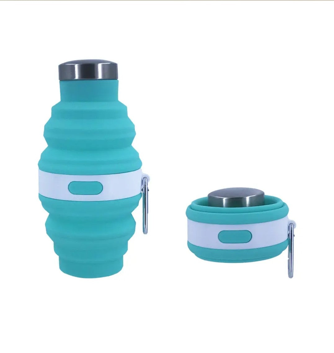 Silicone Folding Water Bottle 475ml