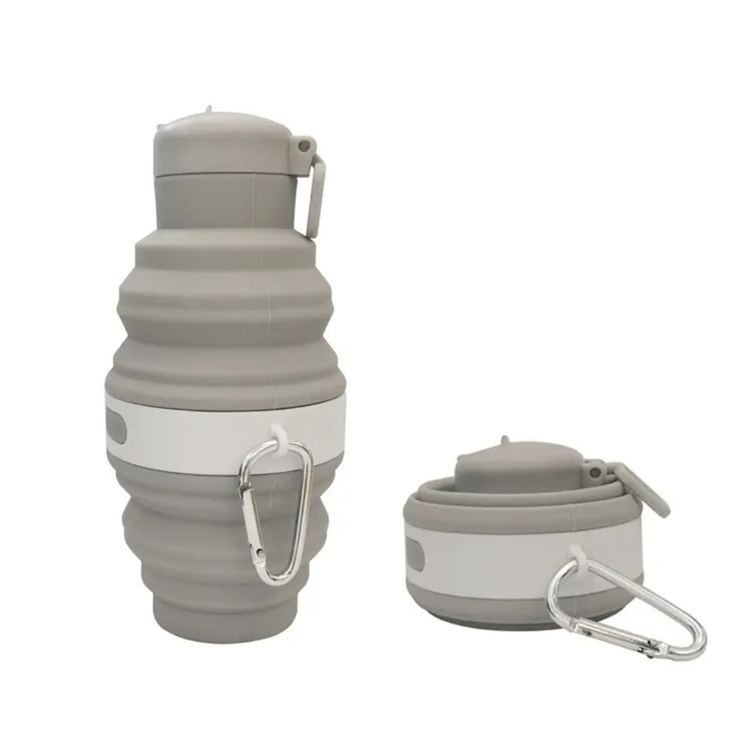 Silicone Folding Water Bottle 475ml