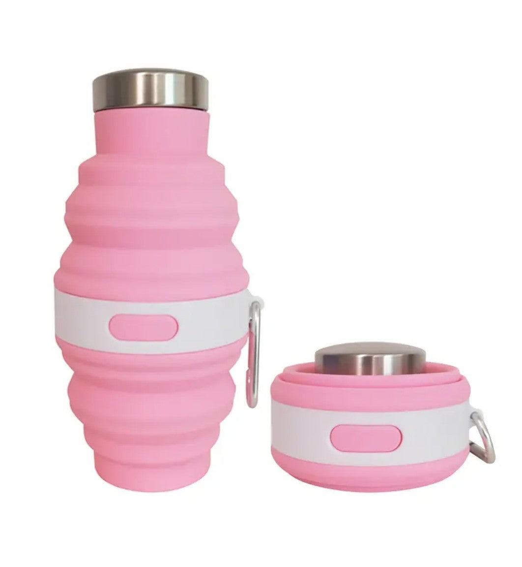 Silicone Folding Water Bottle 475ml