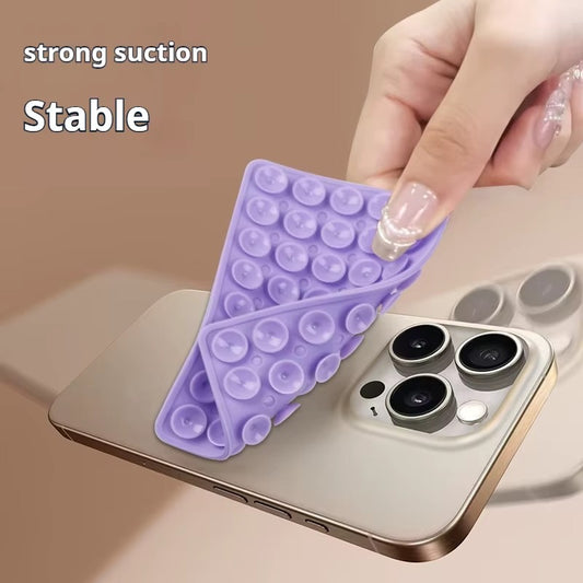 Double-Sided Silicone Cup Phone Holder for Phone Mount, Selfies , and Videos