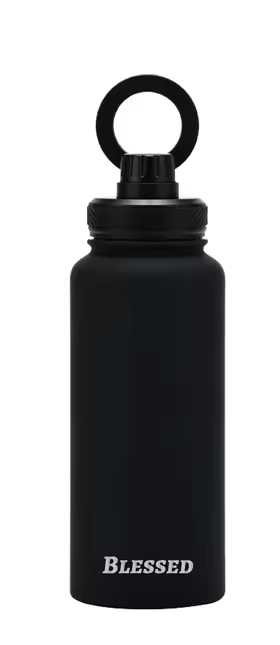 Magnetic Lid Water Bottle Phone Holder